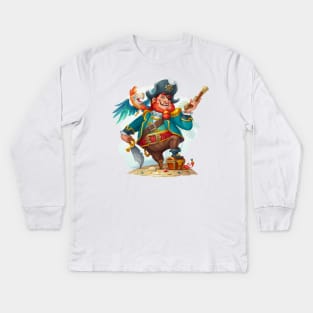 Pirate Kids Long Sleeve T-Shirt